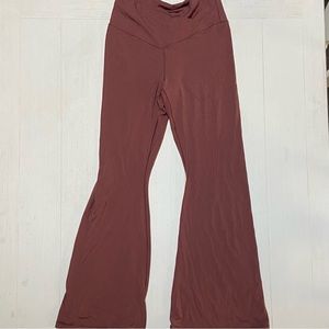 aerie cross flare leggings size XL